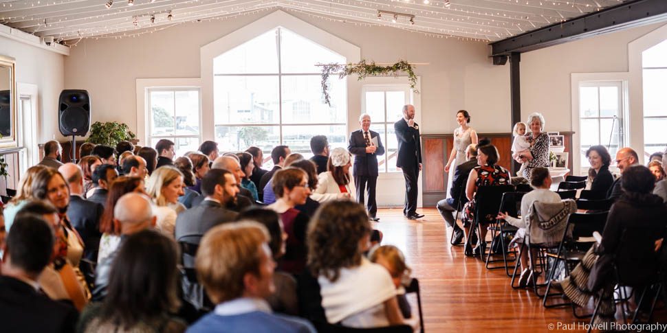 Wellington Boatshed Wedding Ceremony Photography--4