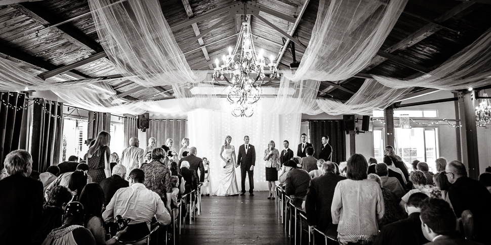 Queens wharf ballroom wellington  wedding ceremony